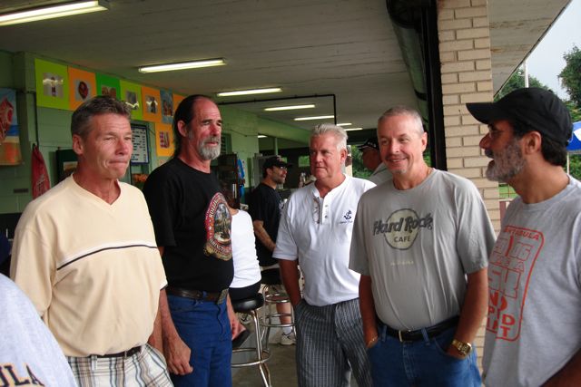 Jerry, Bruce, Jim LaPierre (Deb's husband) Doug Blanchard, & Tom Simon