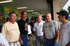 Jerry,
                  Bruce, Jim LaPierre (Deb's husband) Doug Blanchard,
                  & Tom Simon